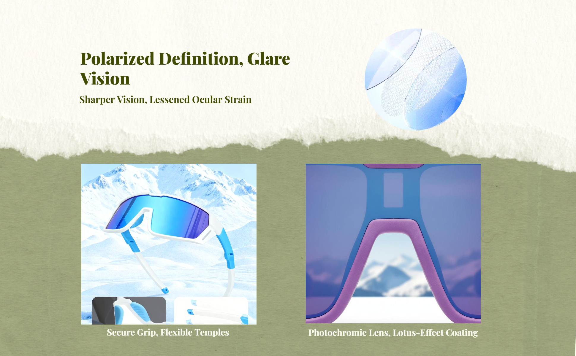 Occhiali polarizzati bambini sport