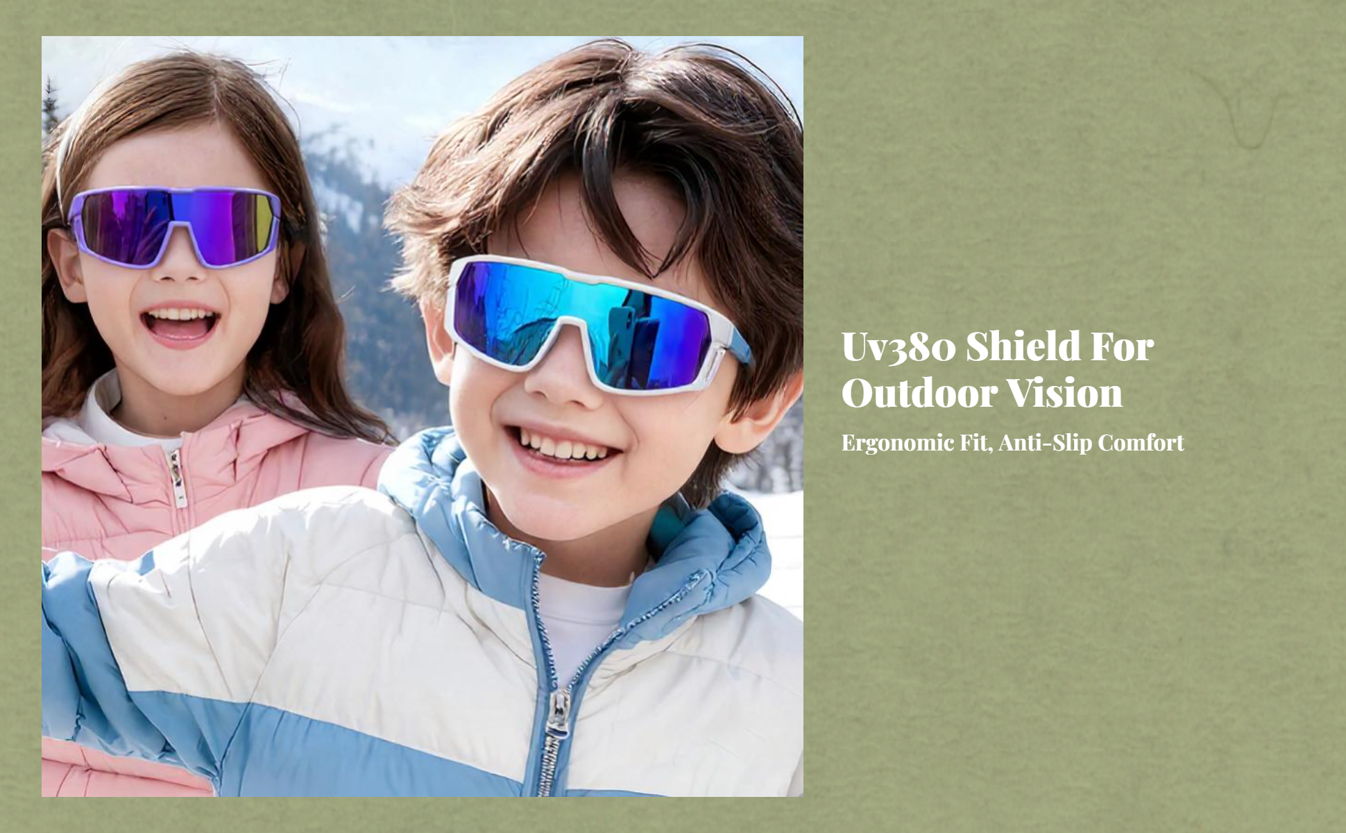 Occhiali polarizzati bambini sport